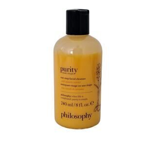 Philosophy Purity One Step Facial Cleanser Tumeric Extract Normal Dry Skin 8 oz.
